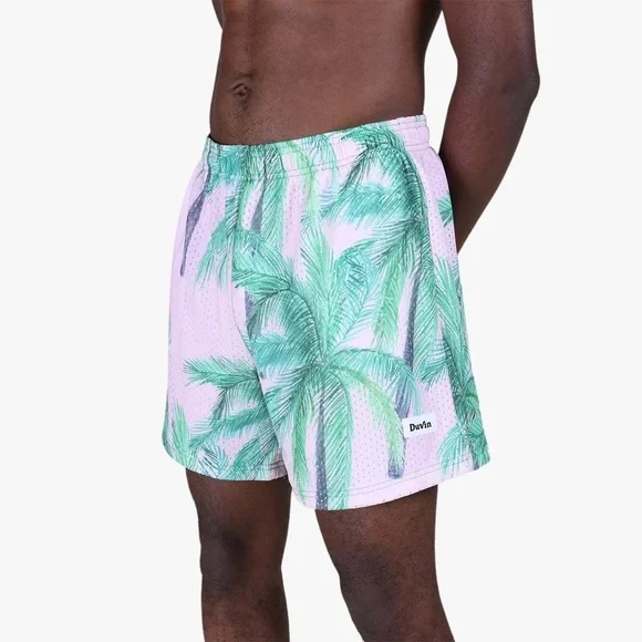 Duvin palm mesh drawstring shorts - Picture 1 of 12